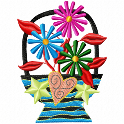 Vase For Flowers Embroidery Design 10 Vase For Flowers Embroidery Design 10